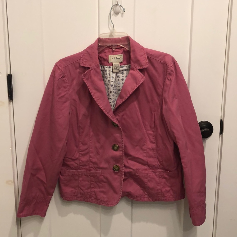 L.L. Bean Pink Blazer